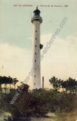 Carte postale ancienne Phare de la Coubre — La Tremblade (Charente-Maritime)