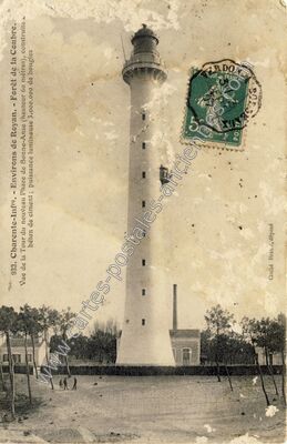 Carte postale ancienne Phare de la Coubre — La Tremblade (Charente-Maritime)