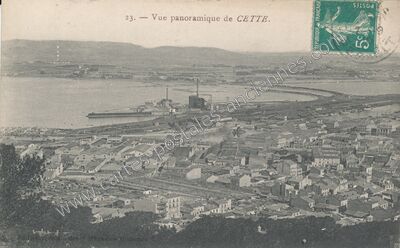 Carte postale ancienne Cette — Sète (Hérault)