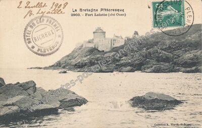 Carte postale ancienne Fort la Latte — Fréhel (Côtes-d'Armor)
