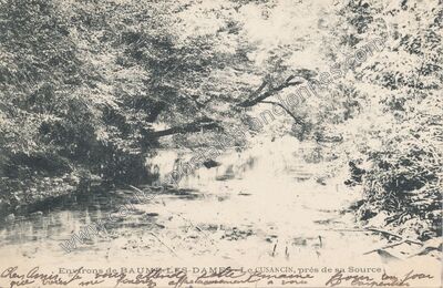 Carte postale ancienne Le Cusancin — Cusance (Doubs)