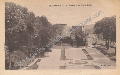 Carte postale ancienne Chateau de Gisors — Gisors (Eure)