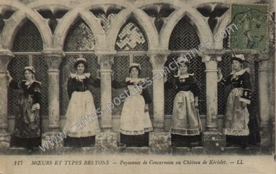 Carte postale ancienne Chateau de Keriolet — Concarneau (Finistère)
