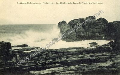 Carte postale ancienne St Guenole Penmarch — Penmarch (Finistère)