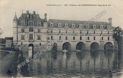 Carte postale ancienne Chateau de Chenonceaux — Chenonceaux (Indre-et-Loire)