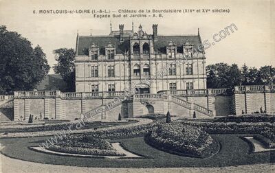 Carte postale ancienne Chateau de la Bourdaisiere — Montlouis-sur-Loire (Indre-et-Loire)