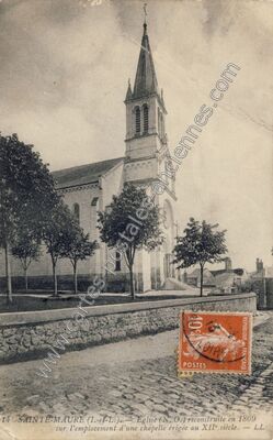 Carte postale ancienne Ste Maure — Sainte-Maure-de-Touraine (Indre-et-Loire)
