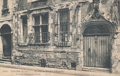Carte postale ancienne Maison de Tristan l'Hermite — Tours (Indre-et-Loire)
