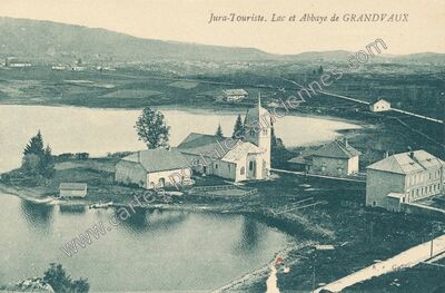 Carte postale ancienne Abbaye de Grandvaux — Grande-Rivière (Jura)