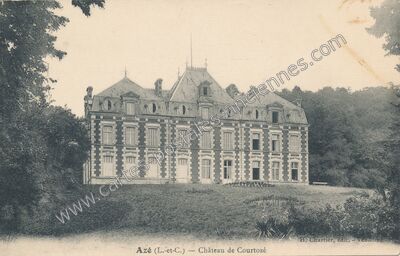 Carte postale ancienne Chateau de Courtoze — Azé (Loir-et-Cher)