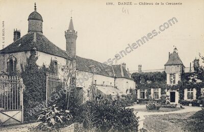 Carte postale ancienne Chateau de la Creuserie — Danzé (Loir-et-Cher)