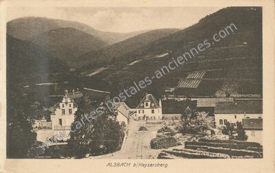 Carte postale ancienne Alspach — Kaysersberg (Haut-Rhin)