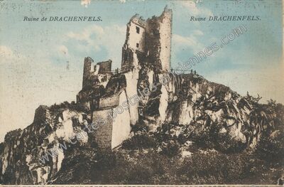Carte postale ancienne Drachenfels — Vieux-Thann (Haut-Rhin)