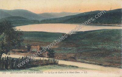 Carte postale ancienne Lac de Guery — Mont-Dore (Puy-de-Dôme)