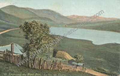 Carte postale ancienne Lac de Guery — Mont-Dore (Puy-de-Dôme)
