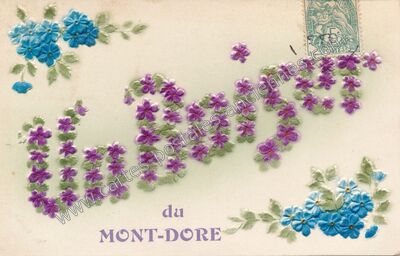 Carte postale ancienne Mont Dore — Mont-Dore (Puy-de-Dôme)