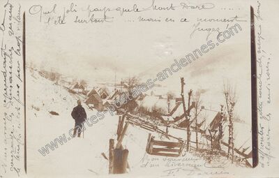 Carte postale ancienne Quel joli pays, que Mont Dore .... l'été surtout .... mais en ce moment, jugez ! — Mont-Dore (Puy-de-Dôme)