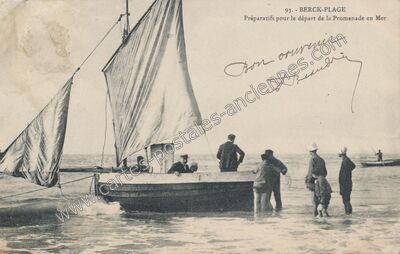 Carte postale ancienne Berck Plage — Berck (Pas-de-Calais)