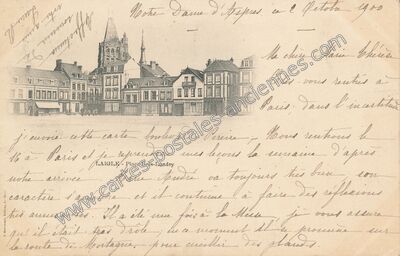 Carte postale ancienne Place Bois-Landry — L'Aigle (Orne)