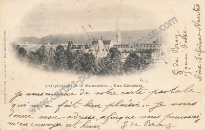 Carte postale ancienne La Grande Trappe — Soligny-la-Trappe (Orne)