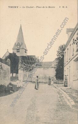 Carte postale ancienne Thury-sous-Clermont