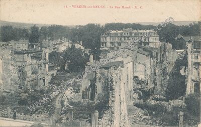 Carte postale ancienne Verdun sur Meuse — Verdun (Meuse)