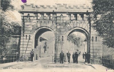 Carte postale ancienne La Porte Saint-Paul — Verdun (Meuse)
