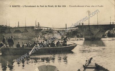Carte postale ancienne Nantes 1924 — Nantes (Loire-Atlantique)