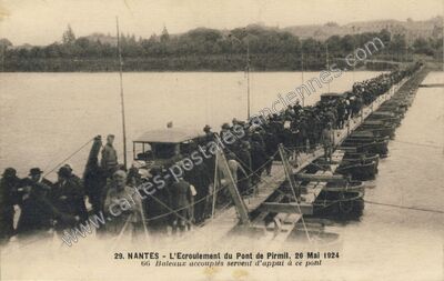 Carte postale ancienne Nantes 1924 — Nantes (Loire-Atlantique)