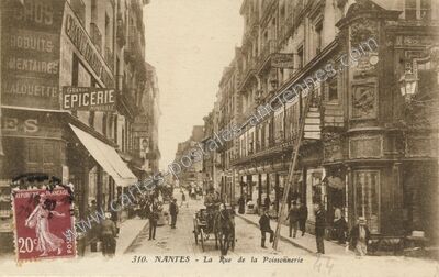 Carte postale ancienne Nantes 1924 — Nantes (Loire-Atlantique)