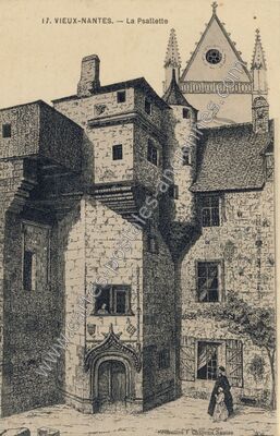 Carte postale ancienne Vieux-Nantes. — La Psallette — Nantes (Loire-Atlantique)