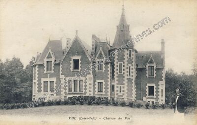 Carte postale ancienne Chateau du Pas — Vue (Loire-Atlantique)