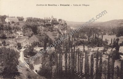 Carte postale ancienne Belcastel — Cézac (Lot)
