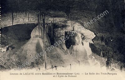 Carte postale ancienne Grottes de Lacave — Lacave (Lot)