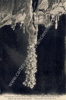 Carte postale ancienne Grottes de Lacave — Lacave (Lot)