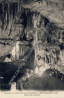 Carte postale ancienne Grottes de Lacave — Lacave (Lot)