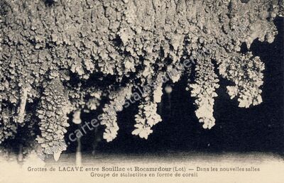 Carte postale ancienne Grottes de Lacave — Lacave (Lot)