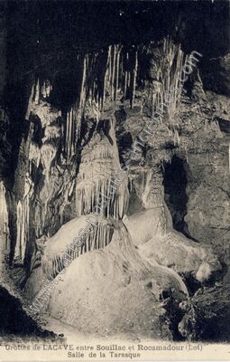 Carte postale ancienne Grottes de Lacave — Lacave (Lot)