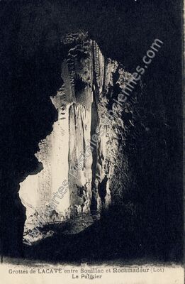 Carte postale ancienne Grottes de Lacave — Lacave (Lot)