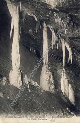 Carte postale ancienne Grottes de Lacave — Lacave (Lot)