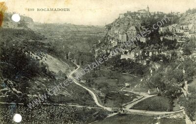 Carte postale ancienne Rocamadour — Rocamadour (Lot)