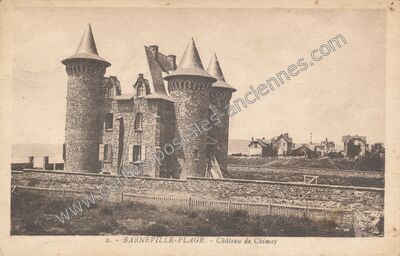 Carte postale ancienne Barneville Plage — Barneville-Carteret (Manche)