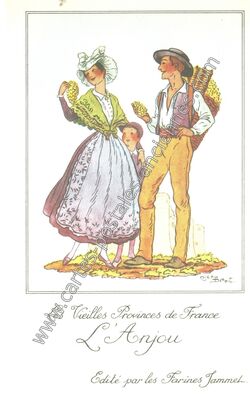 Carte postale ancienne L'Anjou — Non Localisée (Maine-et-Loire)