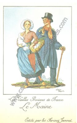 Carte postale ancienne Le Maine — Non Localisée (Maine-et-Loire)