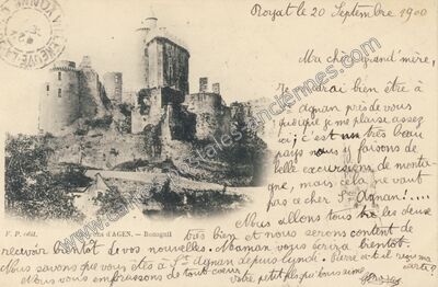 Carte postale ancienne Bonaguil — Saint-Front-sur-Lémance (Lot-et-Garonne)