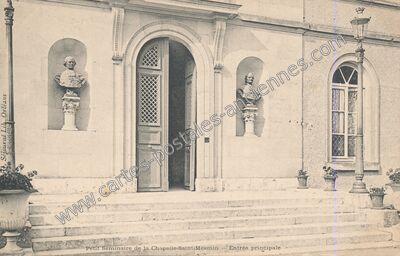 Carte postale ancienne Petit Séminaire — Entrée principale — La Chapelle-Saint-Mesmin (Loiret)