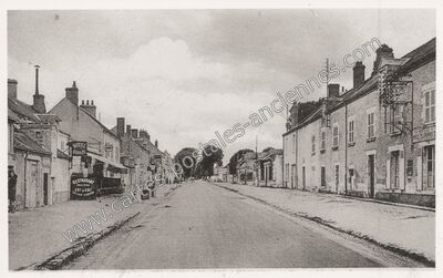 Carte postale ancienne HOTEL GARAGE — La Chapelle-Saint-Mesmin (Loiret)