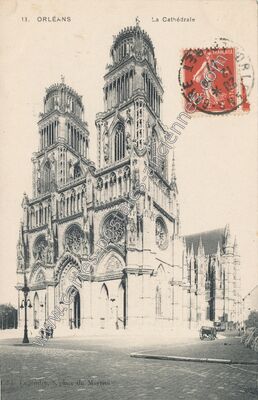 Carte postale ancienne La Cathédrale — Orléans (Loiret)