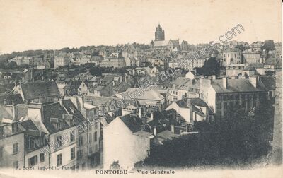 Carte postale ancienne Vue Générale — Pontoise (Val-d'Oise)