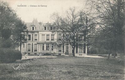 Carte postale ancienne Chateau de Cernay — Sannois (Val-d'Oise)